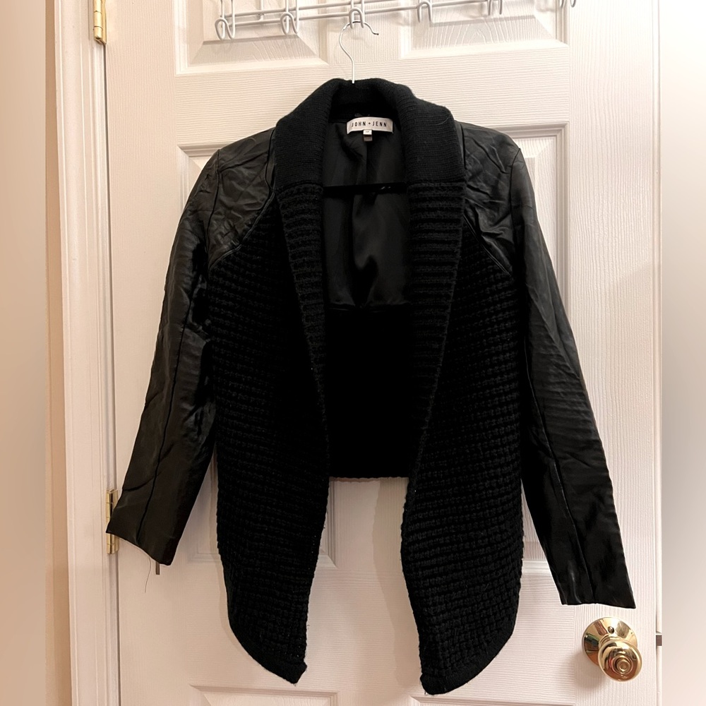 John and Jenn Anthro Biker Jacket